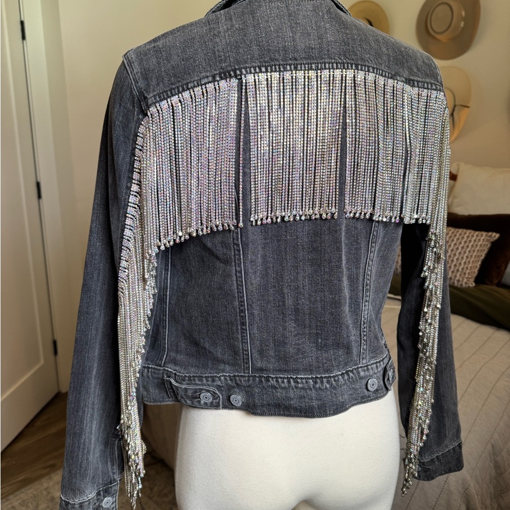 Levi’s Rhinestone Fringe Jacket